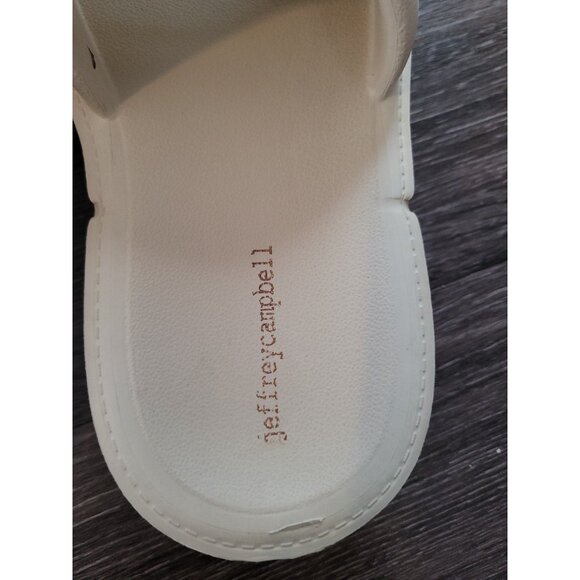 Jeffrey Campbell Bae Platform PVC Slide Sandals Size 11 Chunky Sole Y2K - Picture 6 of 12